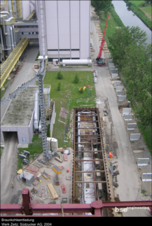 Braunkohleentladung Werk Zeitz Südzucker AG